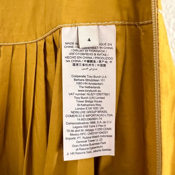 Tory Burch Veronica Plaid Colorblock Skirt - Picture 8 of 9